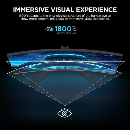 24 Inch 165Hz Curved Gaming Monitor for High-Quality Gaming Experience